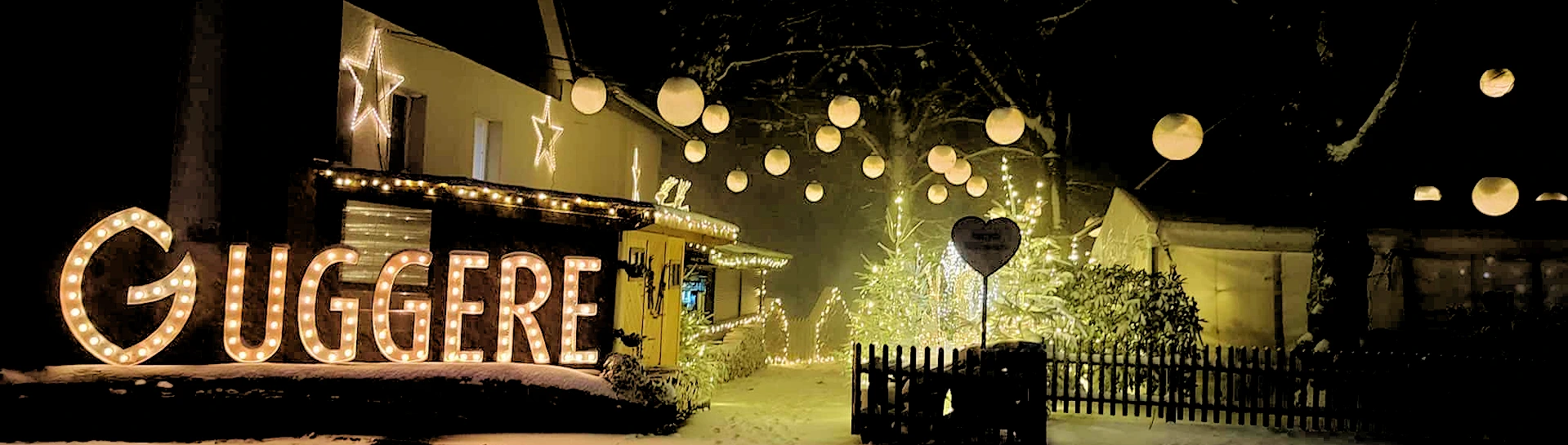 Gasthaus Guggere, Benken - Adventsbeleuchtung 